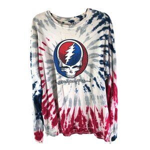 Liquid Blue Grateful Dead SYF Underground Tie-Dye Long Sleeve T-Shirt XL